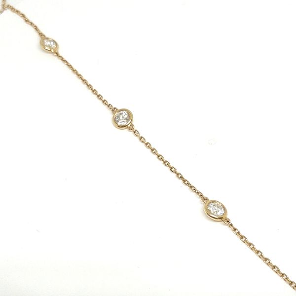 14K Yellow Gold Station Bracelet Blue Water Jewelers Saint Augustine, FL