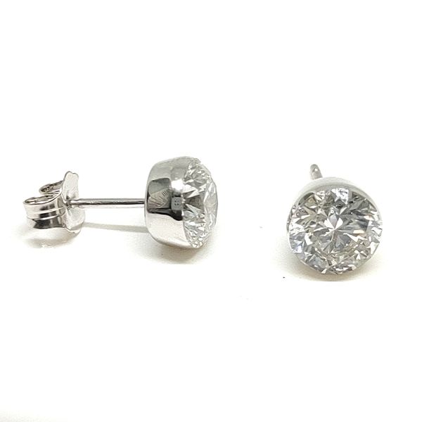 14K White Gold Stud Earrings Blue Water Jewelers Saint Augustine, FL
