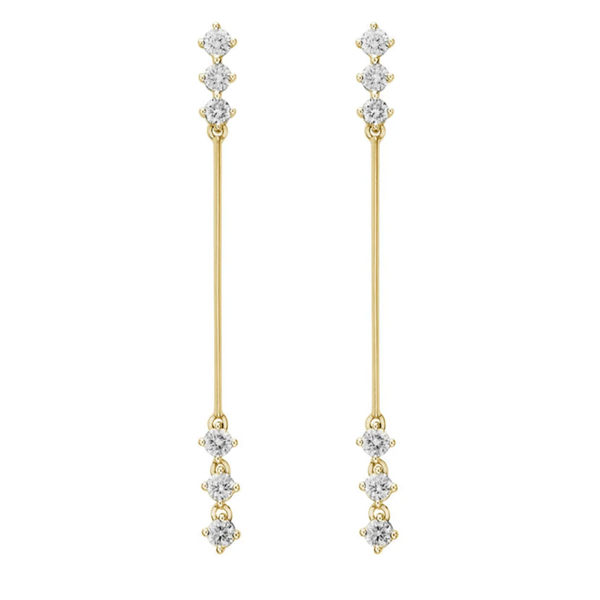 14K Yellow Gold Dangle Earrings Blue Water Jewelers Saint Augustine, FL