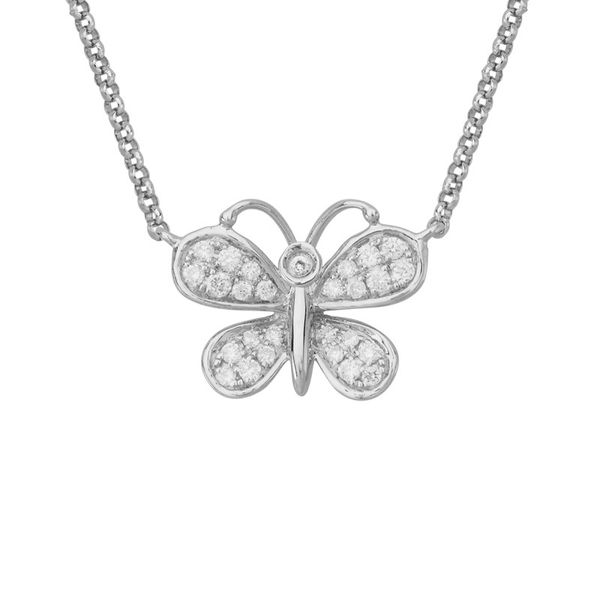 14K White Gold Pendant Necklace Blue Water Jewelers Saint Augustine, FL