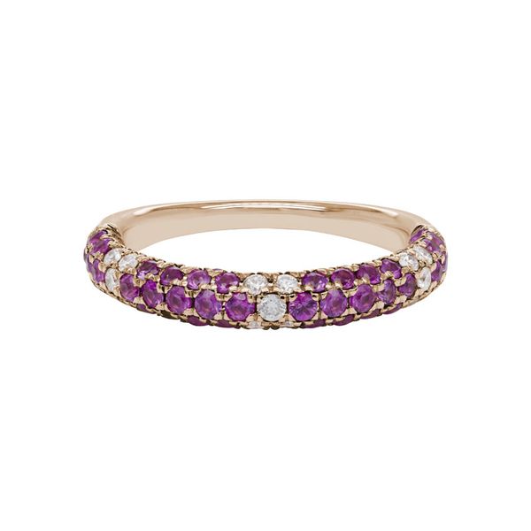 14K Rose Gold Stackable Ring Blue Water Jewelers Saint Augustine, FL