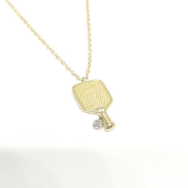14K Yellow Gold Pendant Blue Water Jewelers Saint Augustine, FL