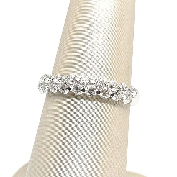 14K White Gold Band Ring Blue Water Jewelers Saint Augustine, FL