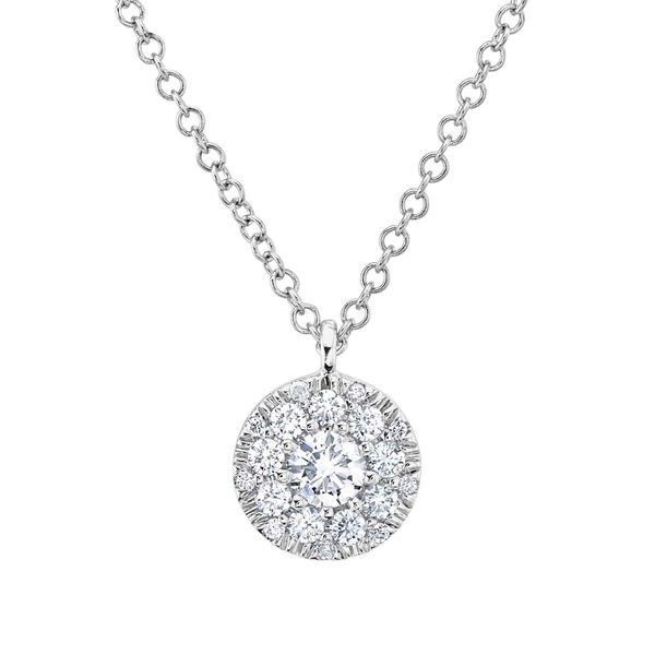 0.10 TCW DIAMOND CIRCLE PENDANT NECKLACE Blue Water Jewelers Saint Augustine, FL