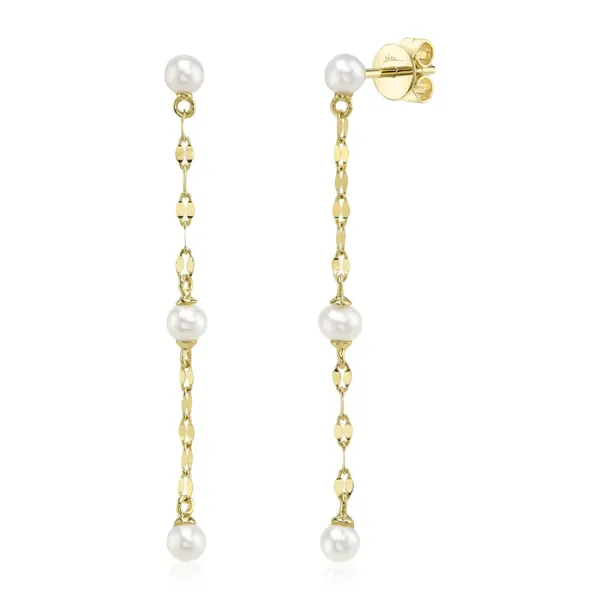 14K Yellow Gold Earrings Blue Water Jewelers Saint Augustine, FL