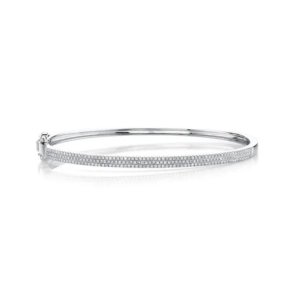 14K White Gold Bangle Bracelet Blue Water Jewelers Saint Augustine, FL