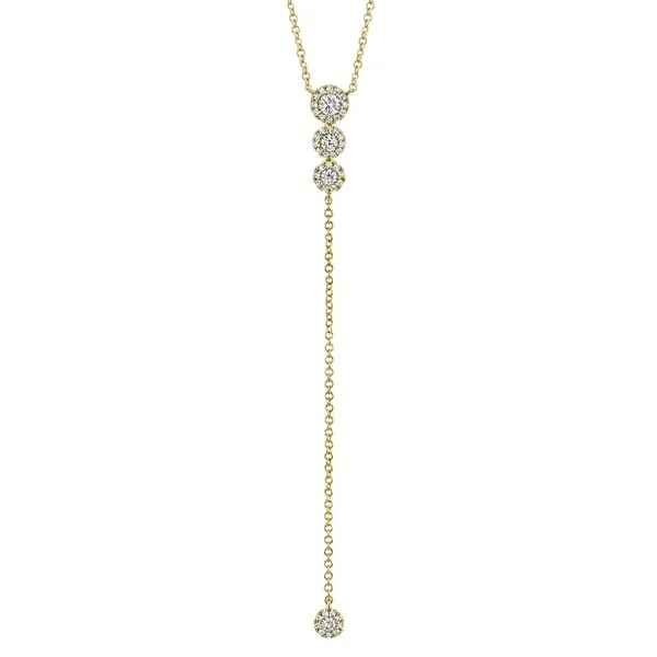 14K Yellow Gold Lariat Necklace Blue Water Jewelers Saint Augustine, FL