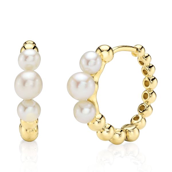 14K Yellow Gold Hoop Earrings Blue Water Jewelers Saint Augustine, FL