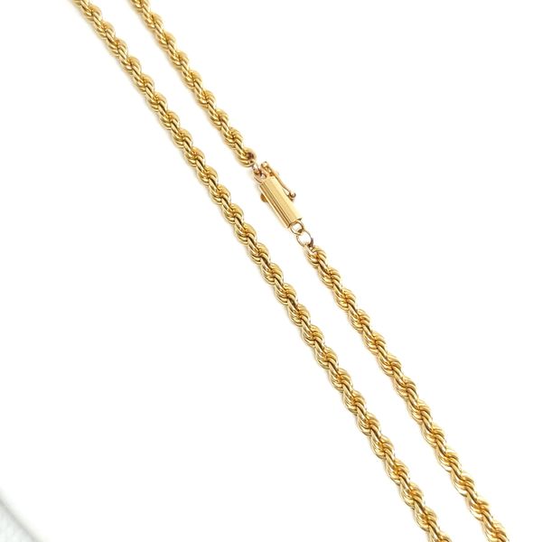 14K Yellow Gold Rope Chain Blue Water Jewelers St. Augustine, FL