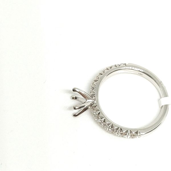 14K White Gold Ring Semi Ring Image 3 Blue Water Jewelers Saint Augustine, FL