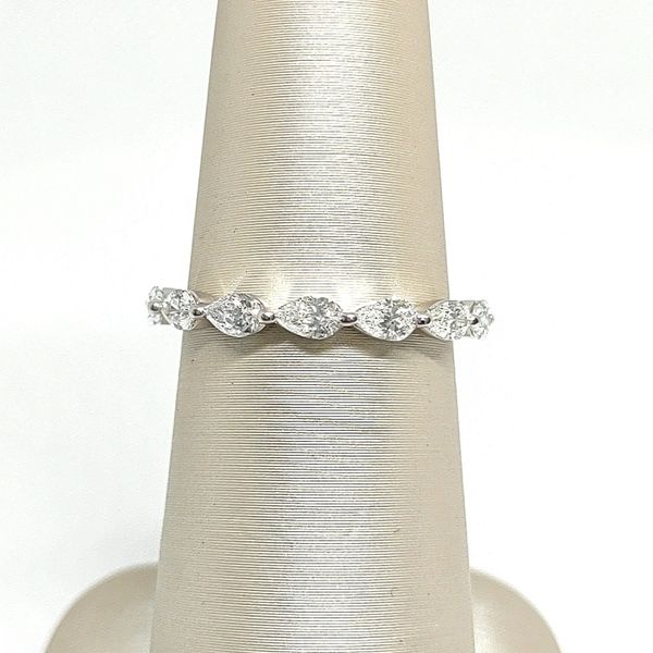 14K White Gold Band Ring Blue Water Jewelers Saint Augustine, FL
