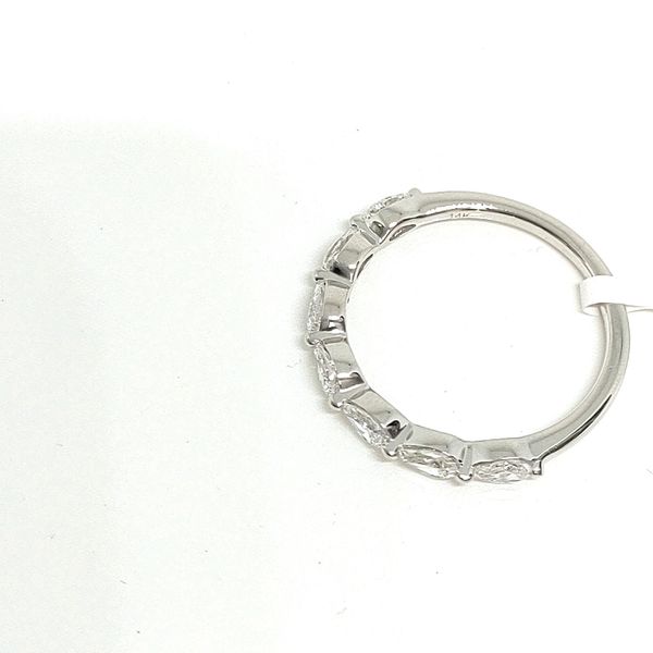 14K White Gold Band Ring Image 2 Blue Water Jewelers Saint Augustine, FL