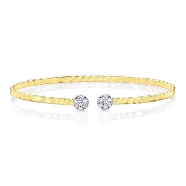 14K Yellow Gold Cuff Bracelet Blue Water Jewelers Saint Augustine, FL