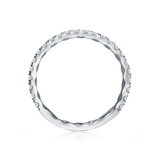 A JAFFE WEDDING BAND WITH DIAMONDS Image 2 Blue Water Jewelers Saint Augustine, FL