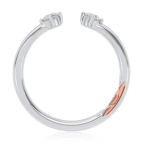 A JAFFE WEDDING BAND WITH DIAMONDS Image 2 Blue Water Jewelers Saint Augustine, FL