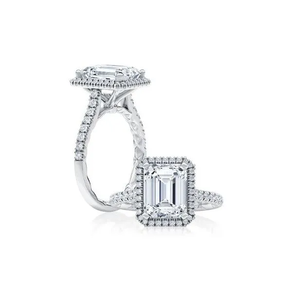 A JAFFE DIAMOND SEMI MOUNT Blue Water Jewelers Saint Augustine, FL