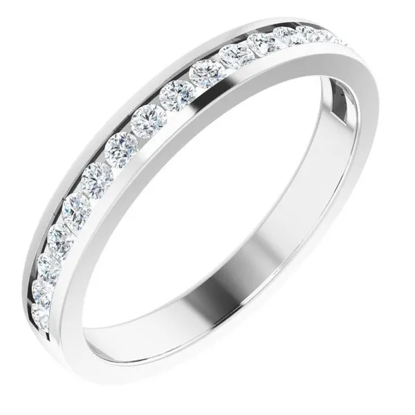 DIAMOND CHANNEL WEDDING BAND Blue Water Jewelers Saint Augustine, FL