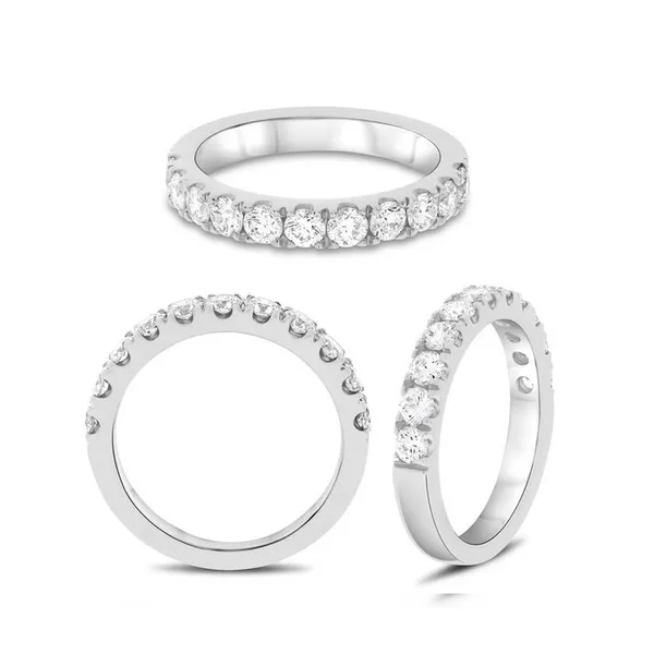 1.00 TCW DIAMOND WEDDING BAND Blue Water Jewelers Saint Augustine, FL