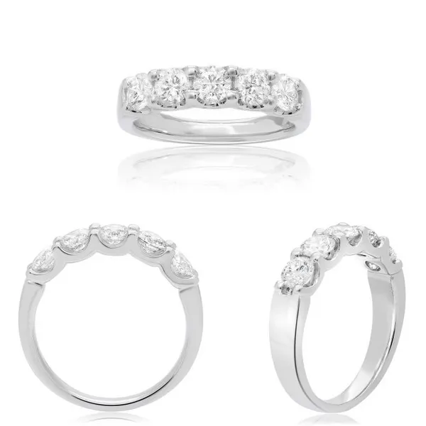 1.00 TCW DIAMOND WEDDING BAND Blue Water Jewelers Saint Augustine, FL
