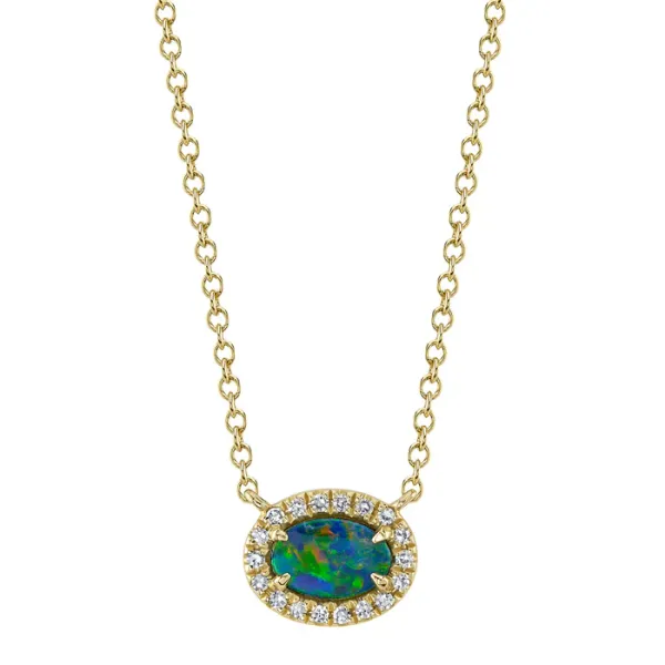 14K Yellow Gold Necklace Blue Water Jewelers Saint Augustine, FL