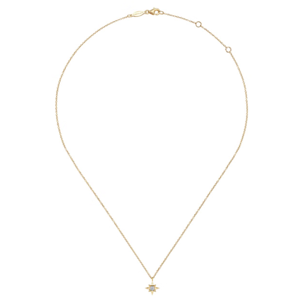 14K Yellow Gold Pendant Necklace Image 2 Blue Water Jewelers Saint Augustine, FL