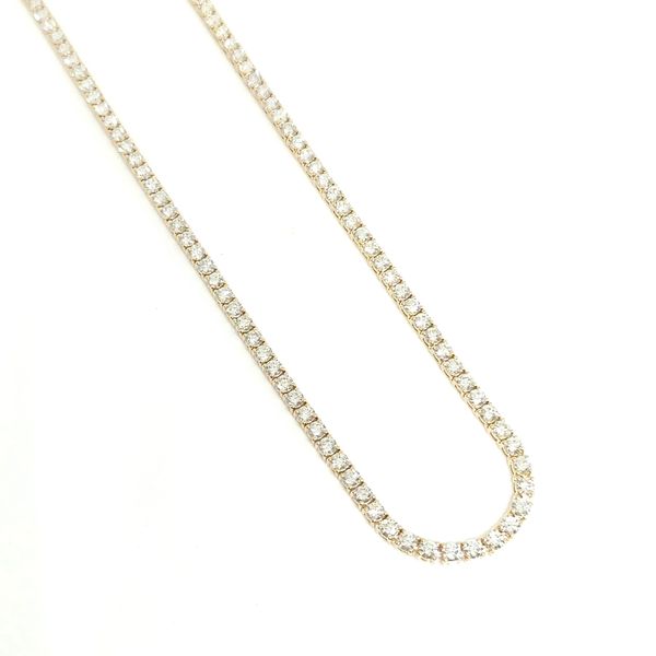 14K Yellow Gold Tennis Necklace Blue Water Jewelers Saint Augustine, FL