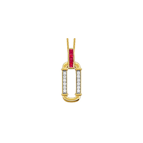 18K Yellow Gold Pendant Blue Water Jewelers Saint Augustine, FL