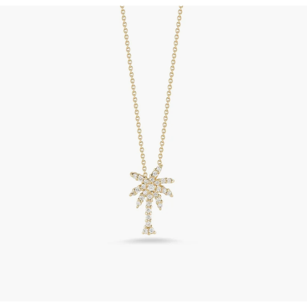18K Yellow Gold Pendant Necklace Blue Water Jewelers Saint Augustine, FL