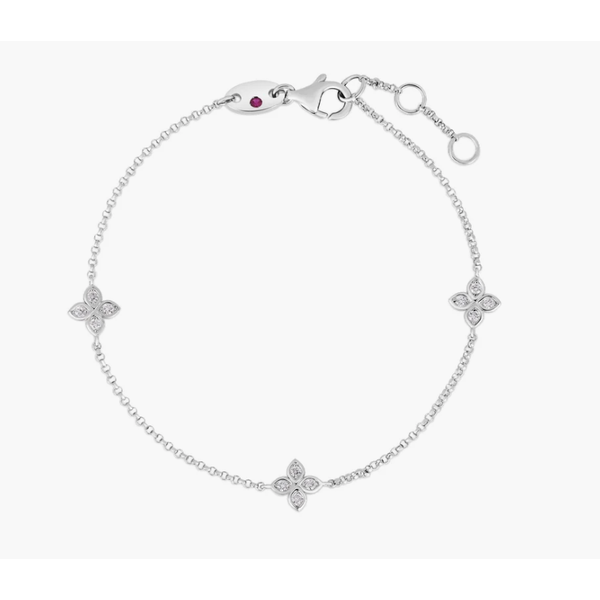 18K White Gold Fashion Bracelet Blue Water Jewelers Saint Augustine, FL