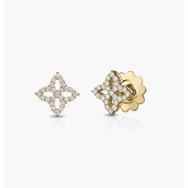 18K Yellow Gold Stud Earrings Blue Water Jewelers Saint Augustine, FL