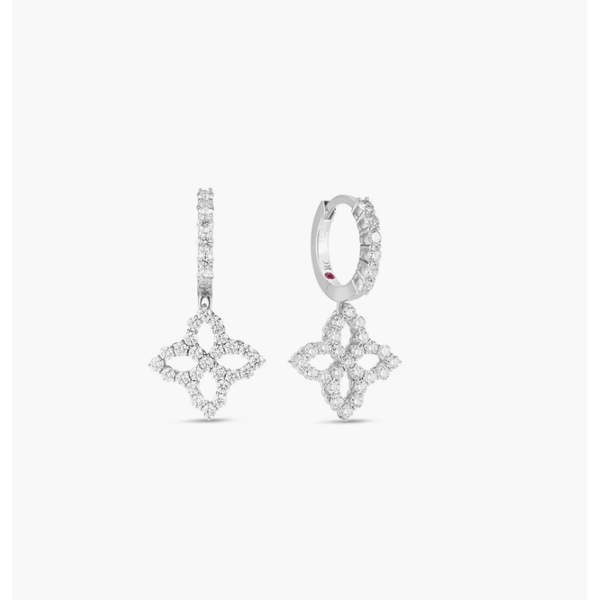 18K White Gold Drop Earrings Blue Water Jewelers Saint Augustine, FL