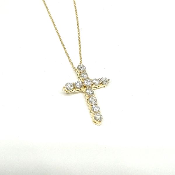 18K Yellow Gold Pendant Necklace Blue Water Jewelers Saint Augustine, FL