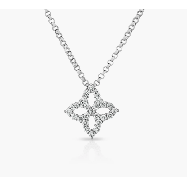 18K White Gold Pendant Necklace Blue Water Jewelers Saint Augustine, FL