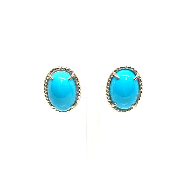 14K Yellow Gold Stud Earrings Blue Water Jewelers Saint Augustine, FL