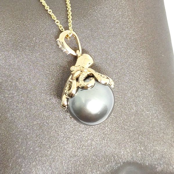 14K Yellow Gold Pendant Necklace Image 2 Blue Water Jewelers Saint Augustine, FL