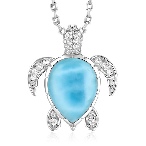 Sterling Silver Pendant Blue Water Jewelers Saint Augustine, FL