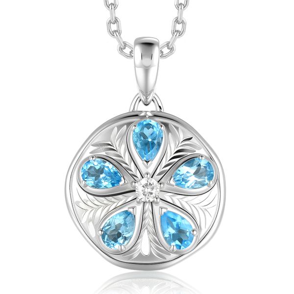 Sterling Silver Pendant Blue Water Jewelers Saint Augustine, FL