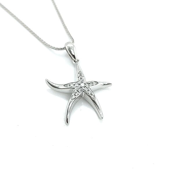 DIAMOND STARFISH PENDANT Blue Water Jewelers Saint Augustine, FL