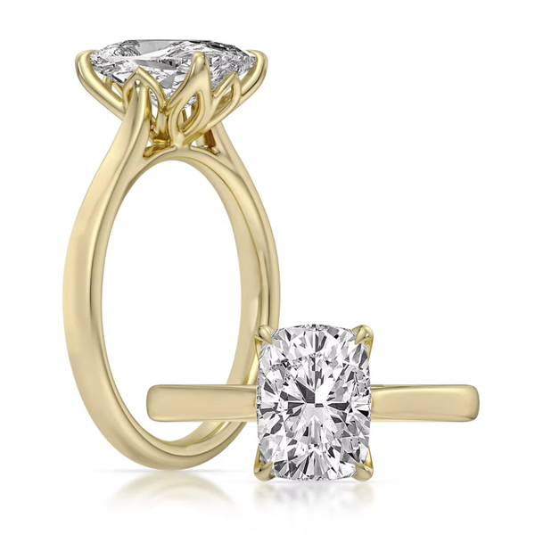 14K Yellow Gold Solitaire Ring Blue Water Jewelers Saint Augustine, FL