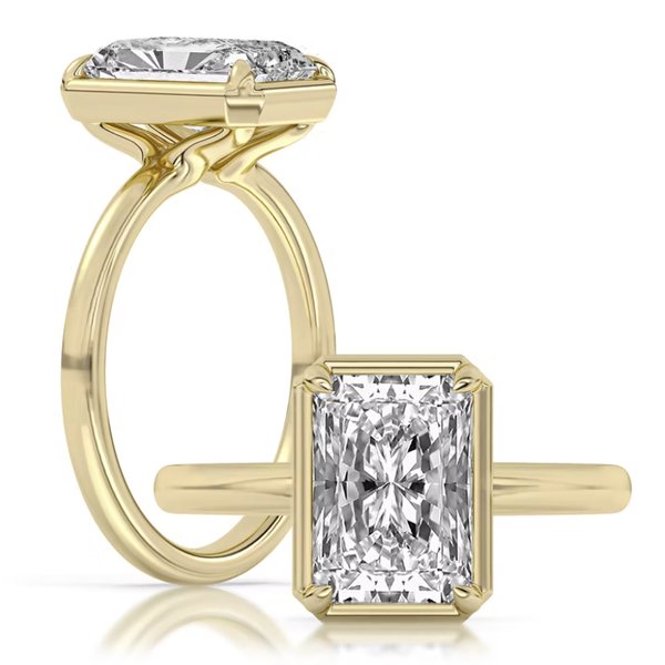 14K Yellow Gold Solitaire Ring Blue Water Jewelers Saint Augustine, FL
