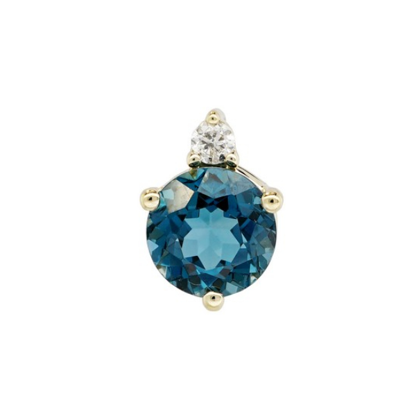 14K Yellow Gold Pendant Blue Water Jewelers St. Augustine, FL