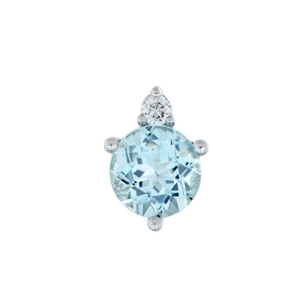 14K White Gold Pendant Blue Water Jewelers St. Augustine, FL