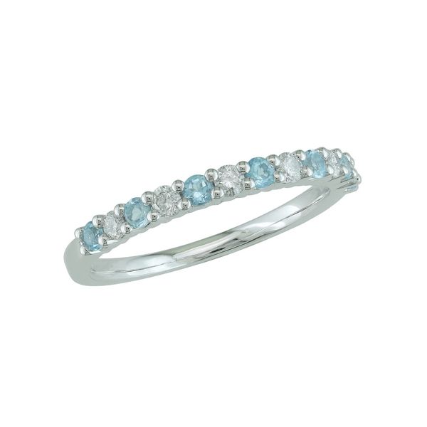BLUE TOPAZ DIAMOND RING Blue Water Jewelers St. Augustine, FL