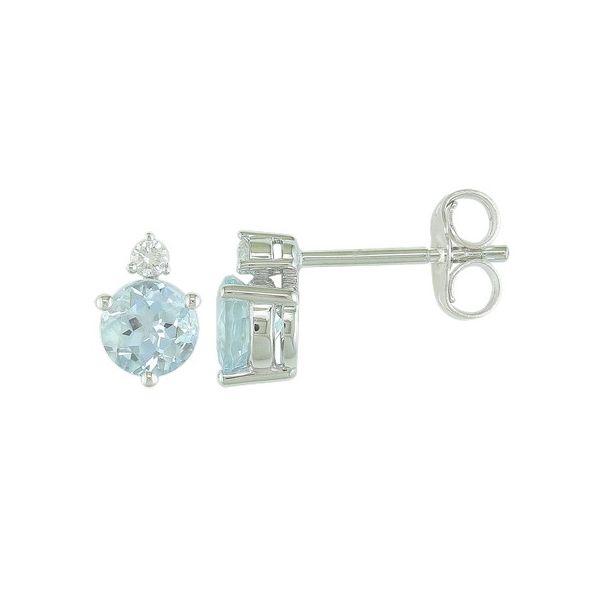 14K White Gold Earrings Blue Water Jewelers St. Augustine, FL