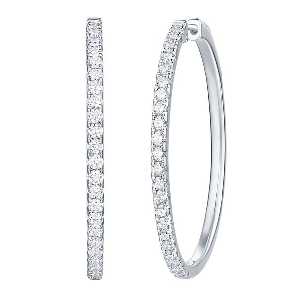 14K White Gold Earrings Blue Water Jewelers St. Augustine, FL
