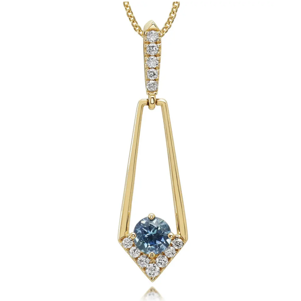 14K Yellow Gold Pendant Blue Water Jewelers St. Augustine, FL