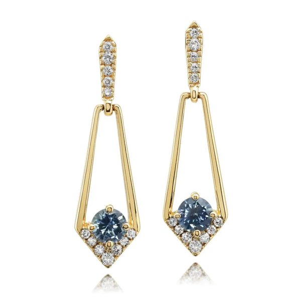 14K Yellow Gold Earrings Blue Water Jewelers St. Augustine, FL