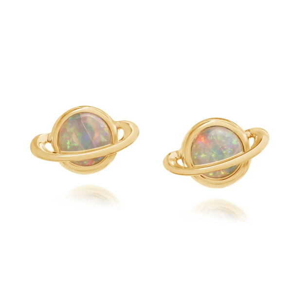 14K Yellow Gold Earrings Blue Water Jewelers St. Augustine, FL
