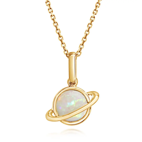 14K Yellow Gold Pendant Blue Water Jewelers St. Augustine, FL
