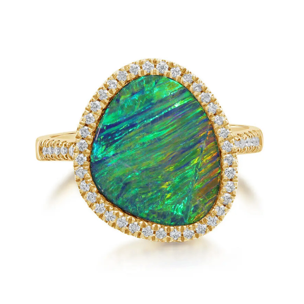14K Yellow Gold Ring Blue Water Jewelers St. Augustine, FL